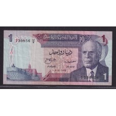 TUNES1972 BILLETE DE 1 DINAR